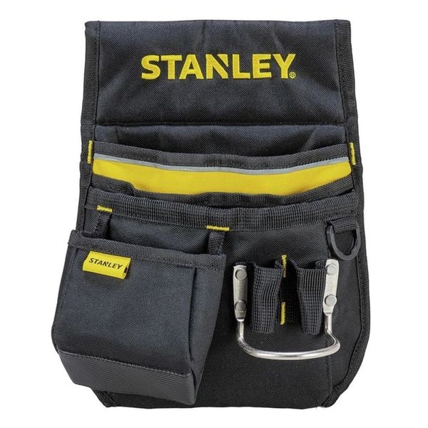 Сумка для інструменту Stanley, кишеня, міцна зносостійка тканина, металевий тримач для молотка, 23.5x33.2x7.5см (1-96-181) 1-96-181 фото
