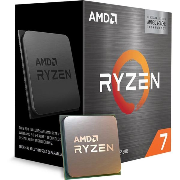 Центральний процесор AMD Ryzen 7 5800X3D 8C/16T 3.4/4.5GHz Boost 96Mb AM4 105W w/o cooler Box (100-100000651WOF) 100-100000651WOF фото