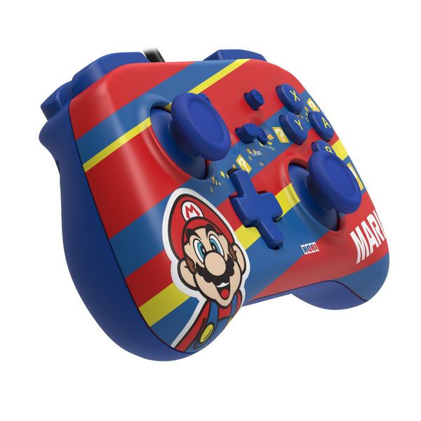 Геймпад проволочный Horipad Mini (Mario) для Nintendo Switch, Red/Blue (810050910835) 810050910835 фото