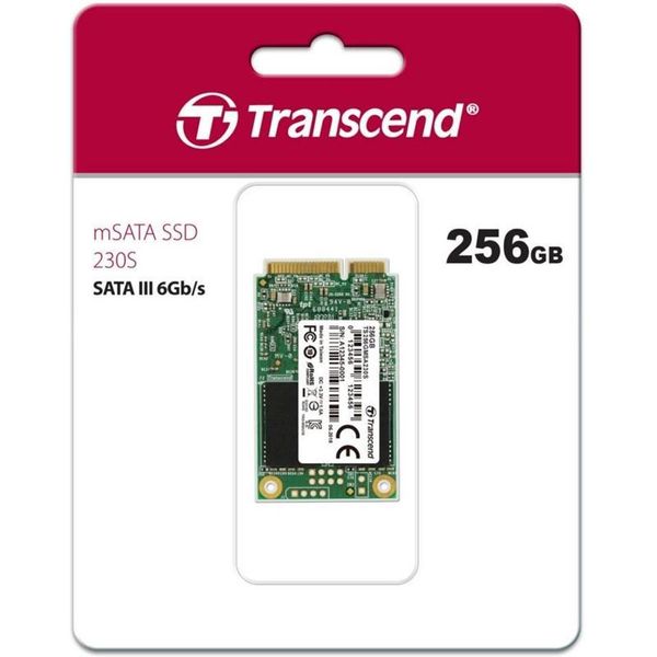 Накопичувач SSD Transcend mSATA 256GB SATA 230S (TS256GMSA230S) TS256GMSA230S фото