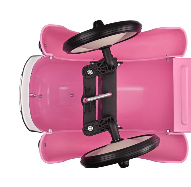 Толокарь Goki Ретро машина розовая (14161G) 14161G фото