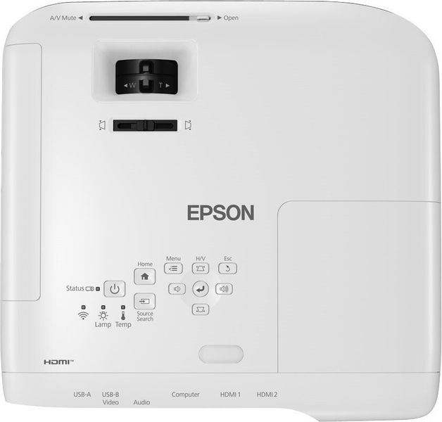 Проєктор Epson EB-FH52 FHD, 4000 lm, 1.32-2.14, WiFi (V11H978040) V11H978040 фото