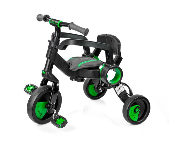 Триколісний велосипед Galileo Strollcycle Black зелений (GB-1002-G) GB-1002 фото