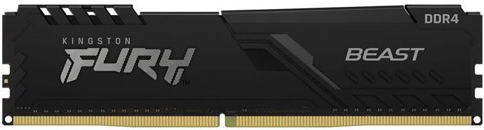 Пам'ять ПК Kingston DDR4 32GB 2666 FURY Beast Black (KF426C16BB/32) KF426C16BB/32 фото