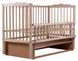 Кровать Babyroom Веселка маятник, откидной бок DVMO-2 бук светлый (натуральный) (622002)