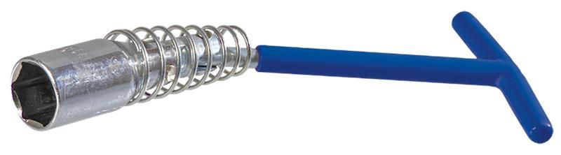 Ключ свечной TOPEX, 16 мм, рукоятка T-образная прорезиненная (37D052) 37D052 фото
