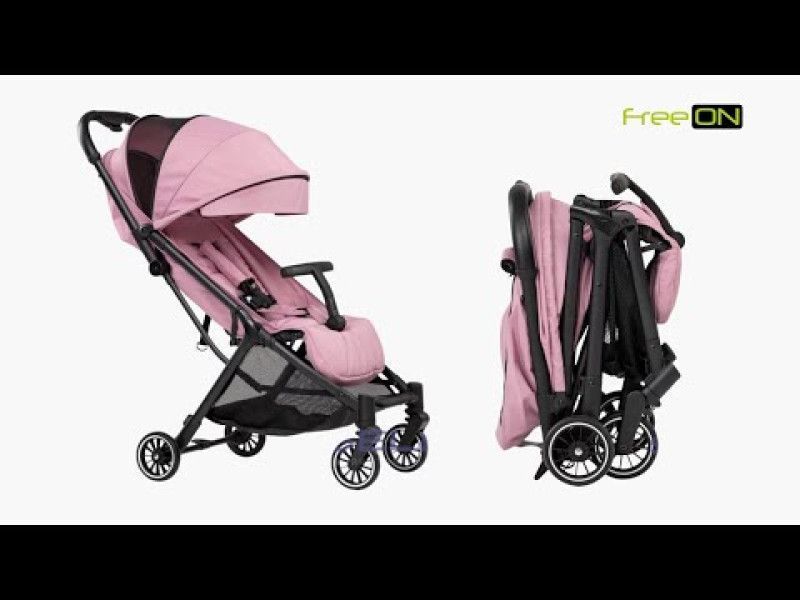 Коляска для дитини прогулянкова FreeON RENO dusty pink 49294 фото