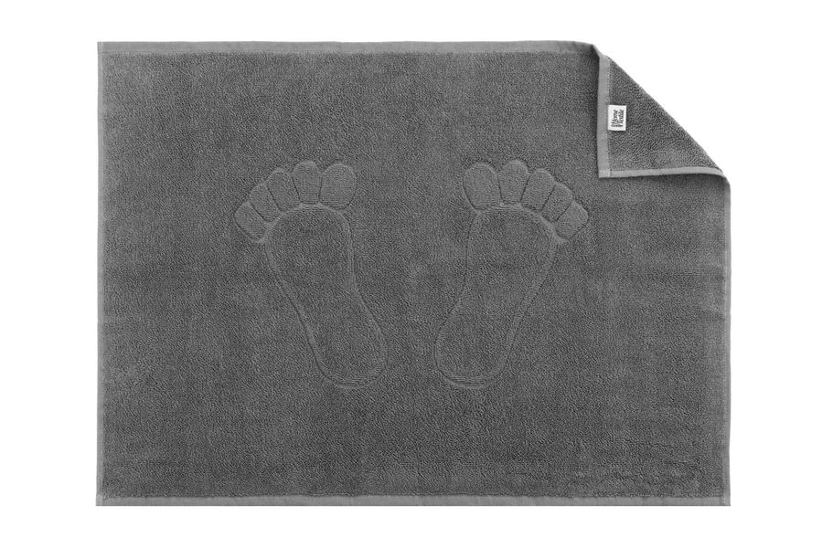 Килимок для ніг махровий Ardesto Benefit, 50х70см, 100% бавовна, сірий (ART2457SG) ART2457IV фото