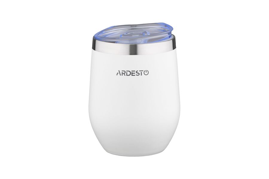 Термокухоль Ardesto Compact Mug 350 мл, нержавіюча сталь, білий (AR2635MMW) AR2635MM фото