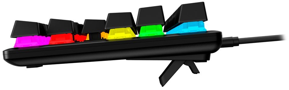Клавіатура HyperX Alloy Origins Core PBT Aqua USB RGB ENG/UA Black (639N9AA) 639N9AA фото