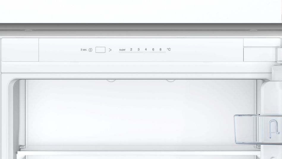 Холодильник Bosch вбуд. з нижн. мороз., 177x55x55, xолод.відд.-199л, мороз.відд.-69л, 2дв., A+, ST, білий KIV87NS306 фото