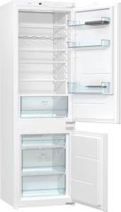 Вбуд. холодильник з мороз. камерою Gorenje, 177х55х54см, 2 двері, 180( 68)л, А+, NF+ , Зона св-ті, Внутр. Диспл, Біли NRKI4182E1 фото