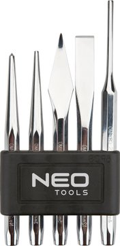 Набір кернерів і пробійників Neo Tools, (зубил і доліт), набір 5шт 33-060 фото