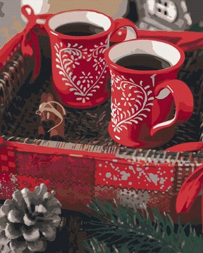 Картина по номерам. Art Craft "Рождественский кофе" 40*50 см (12133-AC) 12133-AC фото