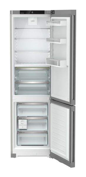 Холодильник Liebherr з нижн. мороз., 201x60x68, холод.від.-255 л, мороз.від.-94л, 2 дв., A++, NF, нерж. (CBNSFD5723) CBNSFD5723 фото