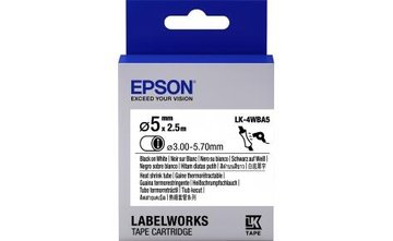 Картридж с лентой Epson LK4WBA5 принтеров LW-300/400/400VP/700 Black/White d5mm/2,5m C53S654904 фото
