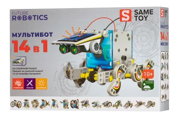 Робот-конструктор-Мультибот 14 в 1 на солнечной батарее Same Toy (214UT) 214UT фото