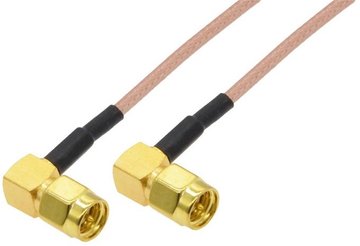 Антенний кабель 4Hawks RP-SMA to RP-SMA cable, R/A, black, H155, 20м, 1 шт C1-B-20 фото