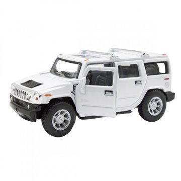 Коллекционная игрушечная машинка HUMMER H2 SUV KT5337W инерционная Белый (KT5337W(White)) KT5337W(White) фото