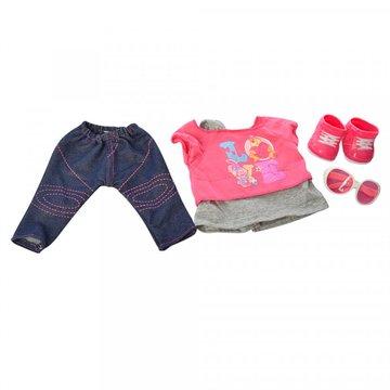 Лялькове вбрання для Бебі Борна із туфлями Сині (905-A) 905-A фото