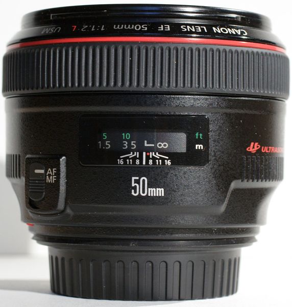 Объектив Canon EF 50mm f / 1.2L USM 1257B005 фото