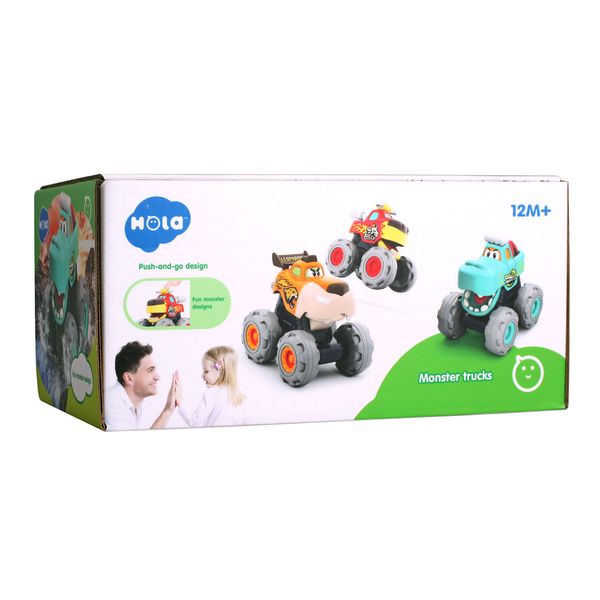 Набор игрушечных машинок Hola Toys Монстр-траки 3 шт. (A3151) A3151 фото