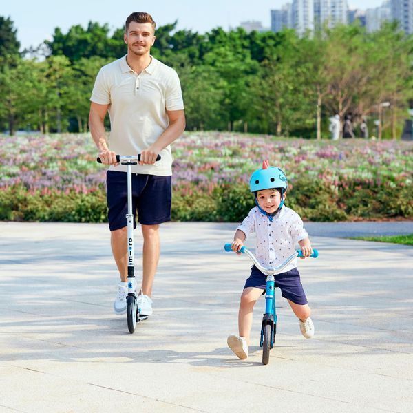 Біговел MICRO серії "G-Bike Chopper Deluxe" - АКВА (до 20 kg з сидінням, 2-х колісний) GB0025 - Уцінка 100322 фото