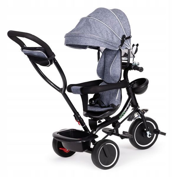 Велосипед з поворотним сидінням Ecotoys Comfort Grey JM-066-9 GREY фото