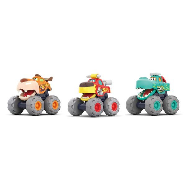 Набір іграшкових машинок Hola Toys Монстр-тракі 3 шт. (A3151) A3151 фото