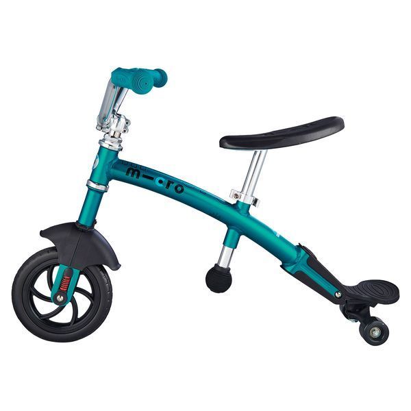 Біговел MICRO серії "G-Bike Chopper Deluxe" - АКВА (до 20 kg з сидінням, 2-х колісний) GB0025 - Уцінка 100322 фото