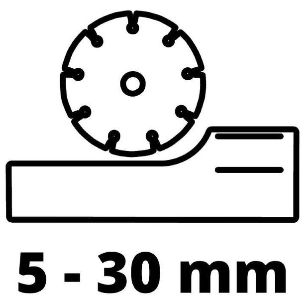 Борозды Einhell TE-MA 1500, диск 125мм, 1500Вт, паз 8-30мм, глубина паза 5-30 мм, 8500об/мин, 4.8кг (4350735) 4350735 фото