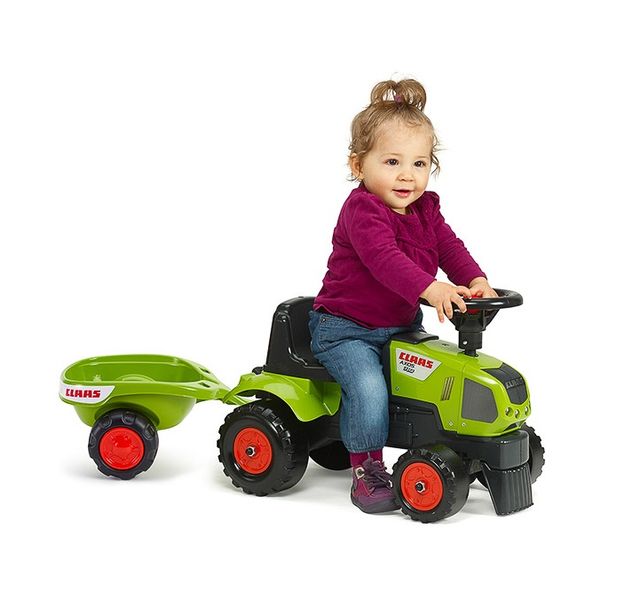 Дитячий трактор каталка з причепом Falk Baby Claas Axos 310 (1012B) 1012B фото