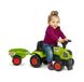 Дитячий трактор каталка з причепом Falk Baby Claas Axos 310 (1012B)