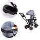 Велосипед з поворотним сидінням Ecotoys Comfort Grey