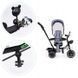 Велосипед з поворотним сидінням Ecotoys Comfort Grey