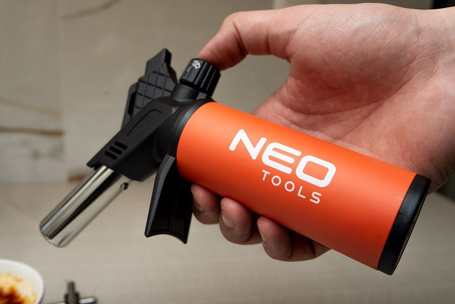 Паяльник газовий Neo Tools, п’єзозапалювання, 1200°C, об’єм 12.6г, 0.286кг (19-905) 19-905 фото
