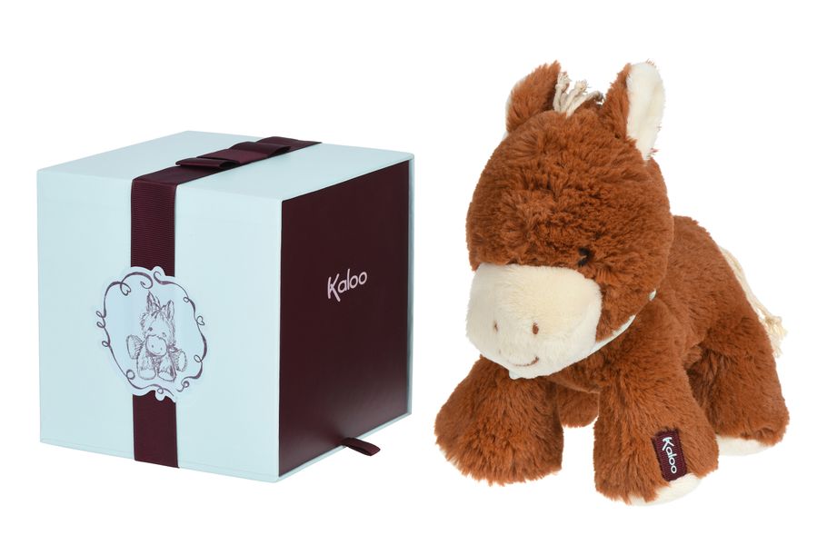 Мягкая игрушка Les Amis Лошадка Мокко (25 см) в коробке Kaloo (K963002) K963002 фото
