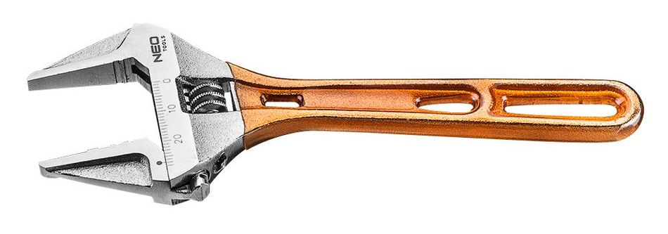 Ключ розвідний Neo Tools кований 256 мм, робочий діапазон 0-43 мм (03-025) 03-025 фото