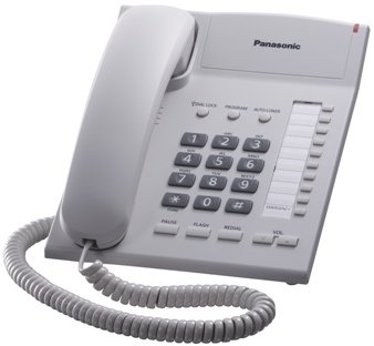 Дротовий телефон Panasonic White (KX-TS2382UAW) KX-TS2382UAW фото