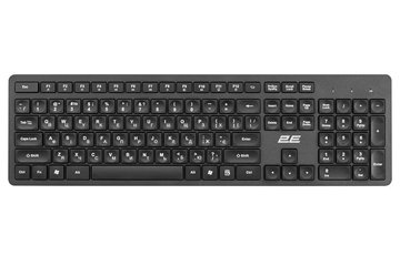Клавіатура 2E KS260 WL EN/UKR Black - Уцінка 2E-KS260WB фото