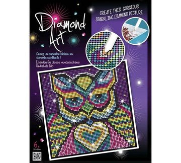 Набір для творчості DIAMOND ART Owl New Sequin SA1609 - Уцінка SA1609 фото