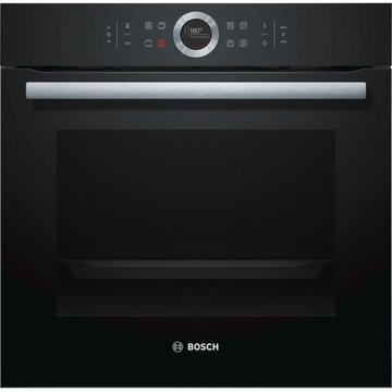 Духовой шкаф Bosch электрический, 71л, A+, дисплей, конвекция, черный HBG635BB1 фото