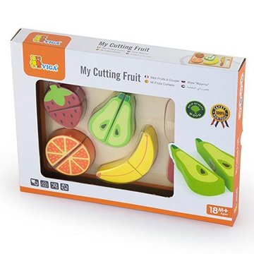 Іграшкові продукти Viga Toys Дерев'яні фрукти (50978) 50978 фото