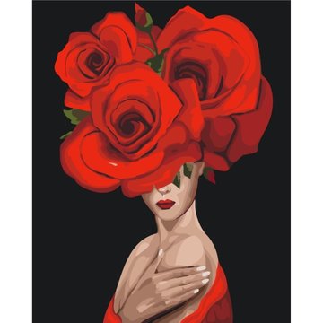 Картина за номерами "Королева троянд" Brushme BS36694 40х50 см BS36694 фото