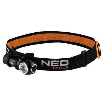 Ліхтар налобний акумуляторний Neo Tools, 700мАг, 600лм, 6Вт, 4 функції освітлення, IPX4 99-027 фото