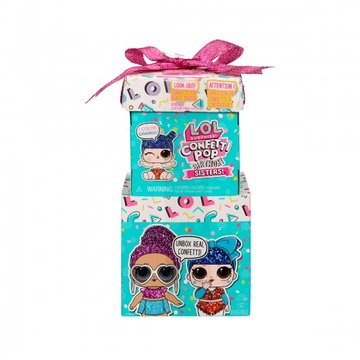 Игровой набор с куклой LOL SURPRISE! серии "Confetti Pop Birthday" - СЕСТРИЧКА-ИМЕНИНИЦА (589976) 589976 фото