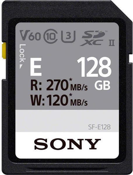 Карта памяти Sony SDXC 128GB C10 UHS-II U3 ​​V60 R270/W120MB/s (SFE128.ET4) SFE128.ET4 фото