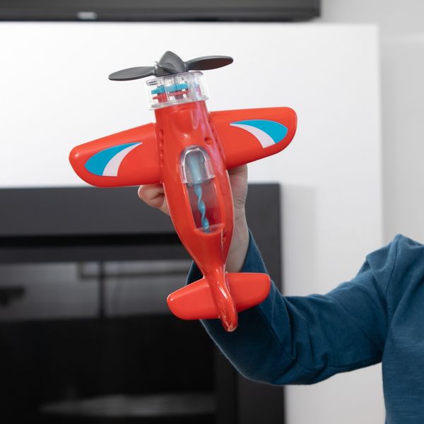 Іграшковий літак Крутись пропелер Fat Brain Toys Playviator червоний (F2261ML) F2261ML фото