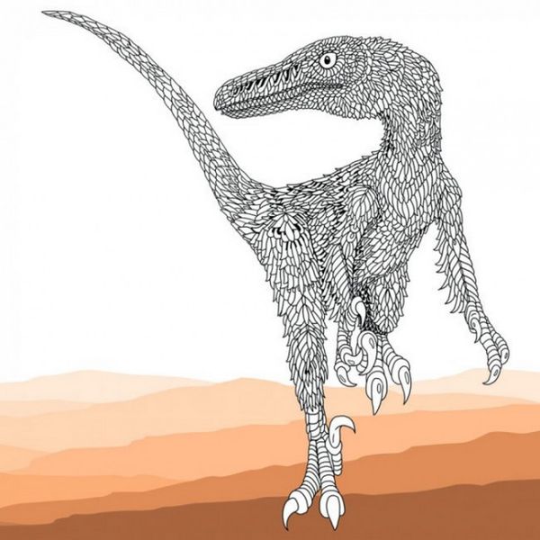 Книга-розмальовка динозавр Жорж 101028 101028 фото
