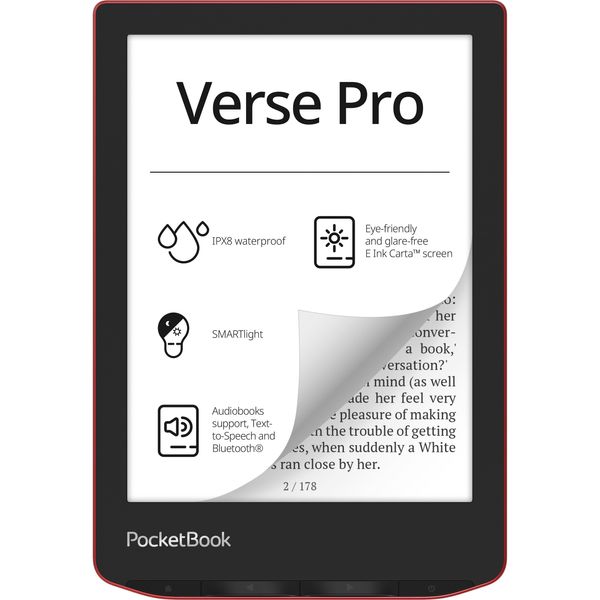 Электронная книга PocketBook 634, Passion Red PB634-3-CIS фото
